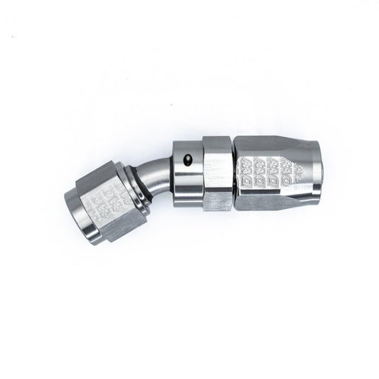 DeatschWerks - DeatschWerks 6 AN Female Flare Swivel 30-Degree Hose End CPE - Anodized Matte Black - Demon Performance