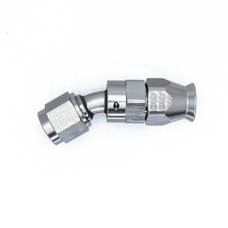 DeatschWerks - DeatschWerks 6 AN Female Flare Swivel 30-Degree Hose End PTFE - Anodized Matte Black - Demon Performance