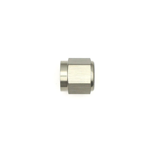 DeatschWerks - DeatschWerks 6AN Female Flare Cap - Anodized Matte Black - Demon Performance