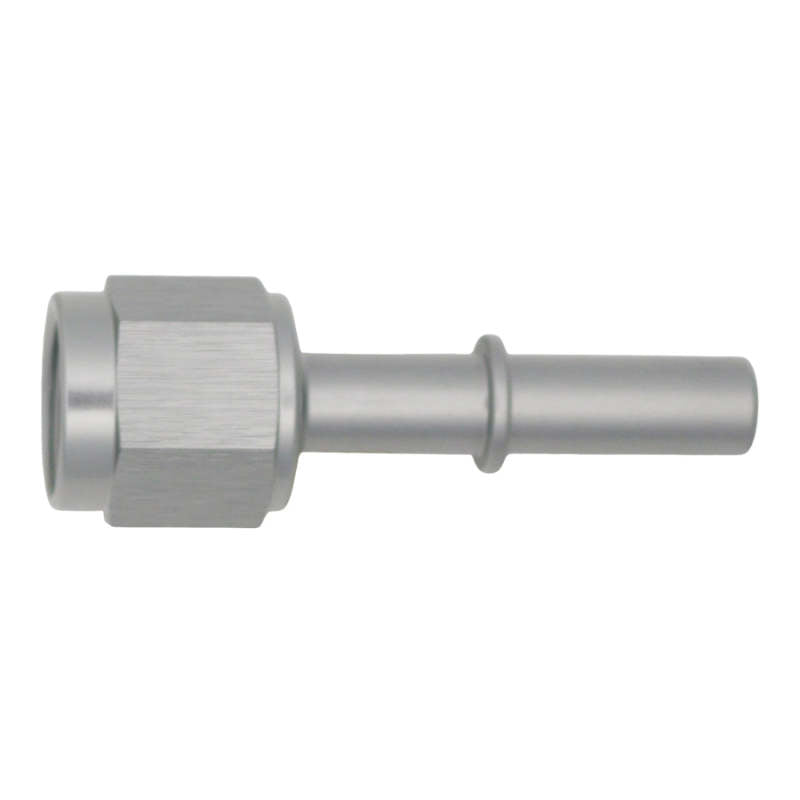 DeatschWerks - DeatschWerks 6AN Female Flare Swivel to 5/16in Male EFI Quick Disconnect - Anodized DW Titanium - Demon Performance