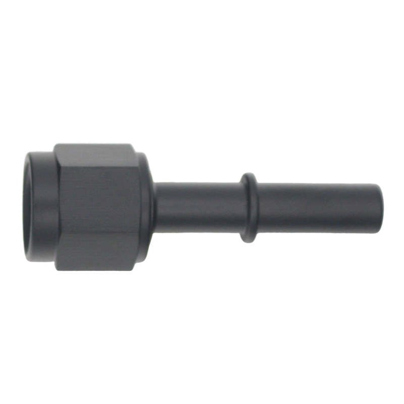 DeatschWerks - DeatschWerks 6AN Female Flare Swivel to 5/16in Male EFI Quick Disconnect - Anodized Matte Black - Demon Performance