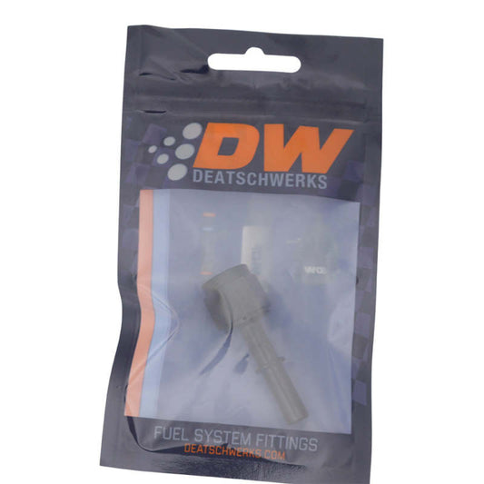 DeatschWerks - DeatschWerks 6AN Female Flare Swivel to 5/16in Male EFI Quick Disconnect - Anodized Matte Black - Demon Performance