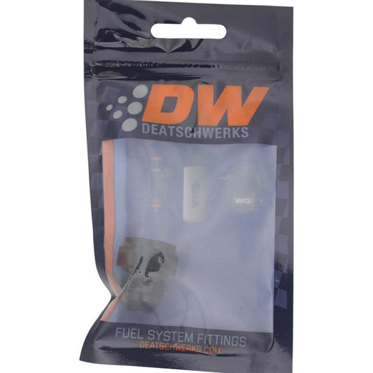DeatschWerks - DeatschWerks 6AN Female Flare to 8AN Male Flare Expander - Anodized Matte Black - Demon Performance