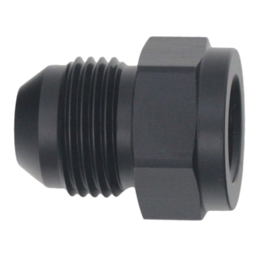 DeatschWerks - DeatschWerks 6AN Female Flare to 8AN Male Flare Expander - Anodized Matte Black - Demon Performance