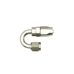 DeatschWerks - DeatschWerks 6AN Female Swivel 180-Degree Hose End CPE - Anodized Matte Black - Demon Performance