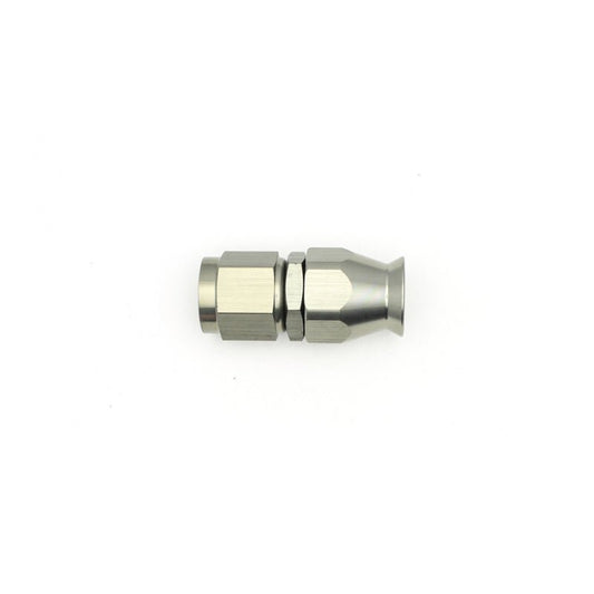 DeatschWerks - DeatschWerks 6AN Female Swivel Straight Hose End PTFE (Incl 1 Olive Insert) - Anodized Matte Black - Demon Performance