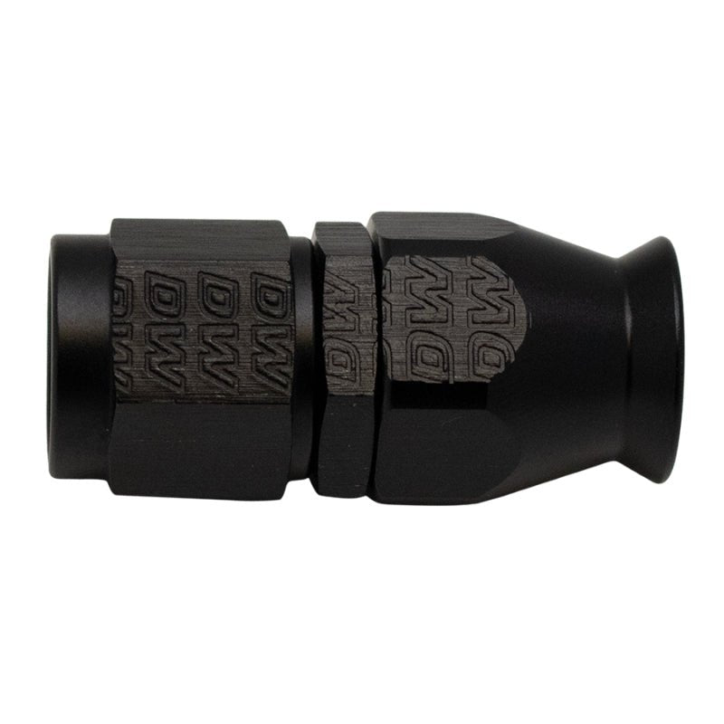 DeatschWerks - DeatschWerks 6AN Female Swivel Straight Hose End PTFE (Incl 1 Olive Insert) - Anodized Matte Black - Demon Performance