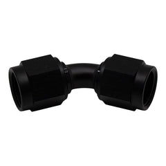 DeatschWerks - DeatschWerks 6AN Flare Female Swivel 45-Degree to 6AN Flare Female Swivel - Anodized Matte Black - Demon Performance