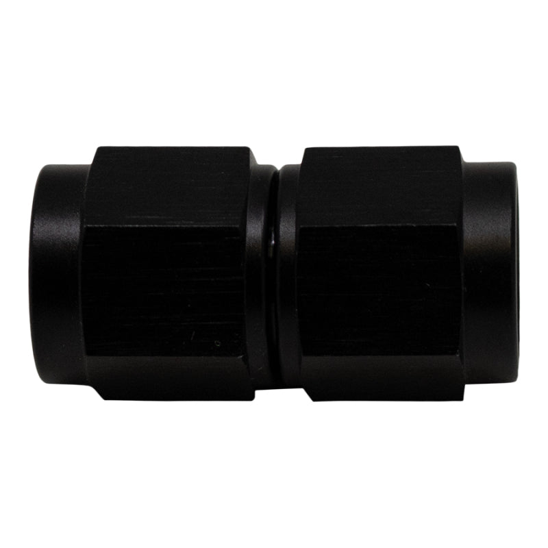 DeatschWerks - DeatschWerks 6AN Flare Female Swivel to 6AN Flare Female Swivel - Anodized Matte Black - Demon Performance