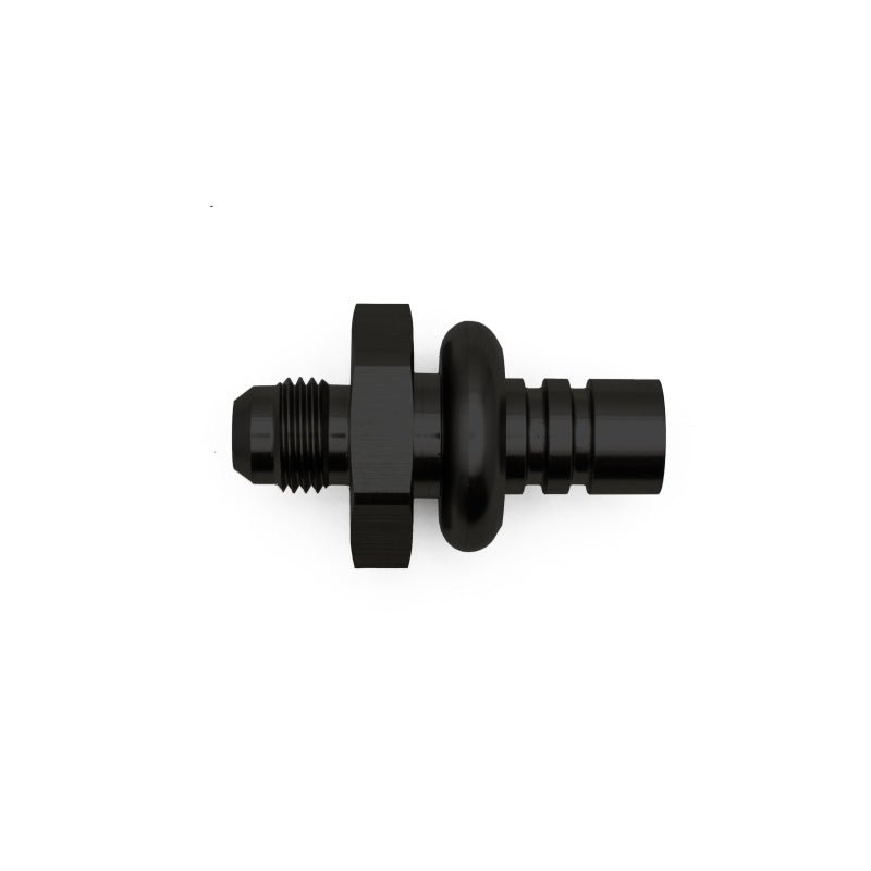 DeatschWerks - DeatschWerks 6AN Male Flare to 1/2in Ford Male EFI Quick Connect Adapter - Anodized Matte Black - Demon Performance