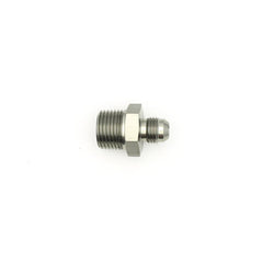 DeatschWerks - DeatschWerks 6AN Male Flare to 1/2in Male NPT Adapter - Anodized Matte Black - Demon Performance