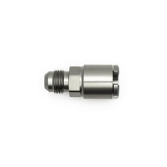 DeatschWerks - DeatschWerks 6AN Male Flare to 1/4in Female EFI Quick Connect Adapter - Anodized Matte Black - Demon Performance
