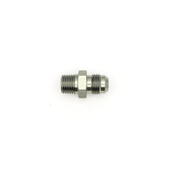 DeatschWerks - DeatschWerks 6AN Male Flare to 1/4in Male NPT Adapter - Anodized Matte Black - Demon Performance