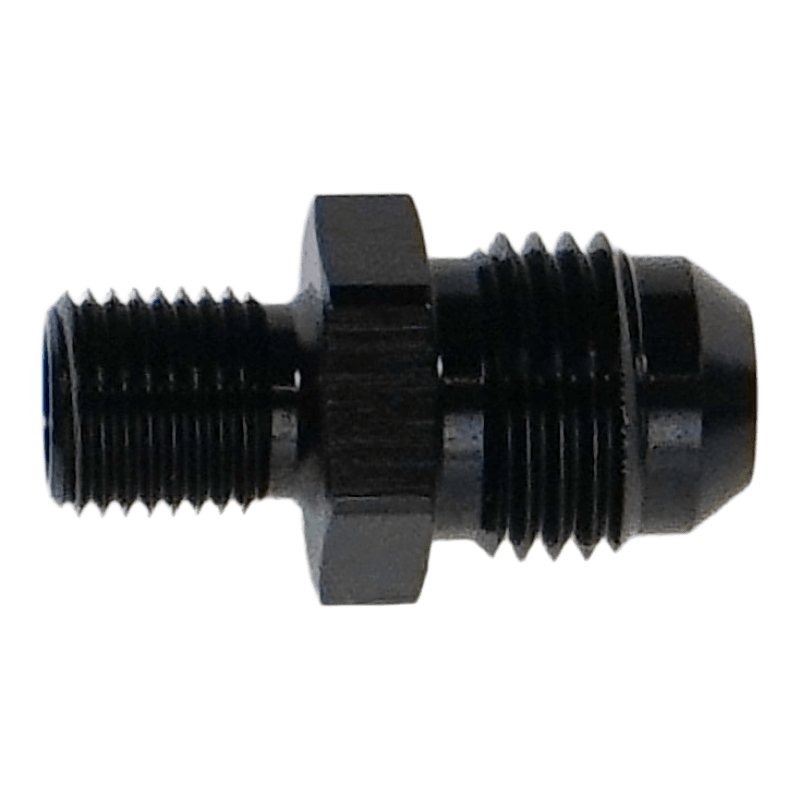 DeatschWerks - DeatschWerks 6AN Male Flare to M10 X 1.0 Male Metric - Demon Performance