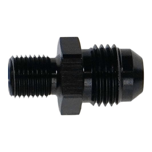 DeatschWerks - DeatschWerks 6AN Male Flare to M10 X 1.0 Male Metric - Demon Performance
