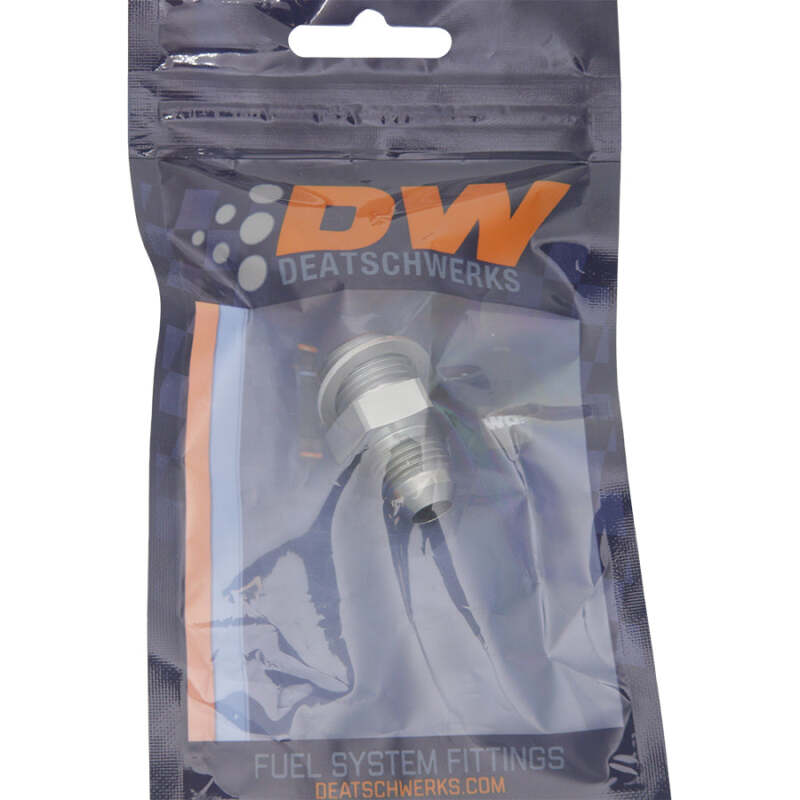 DeatschWerks - DeatschWerks 6AN Male Flare to M16 X 1.5 Male Metric Adapter (Incl. Crush Washer) - Titanium - Demon Performance
