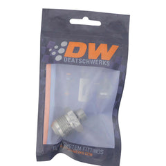DeatschWerks - DeatschWerks 6AN ORB Male to 10AN Male Flare Adapter - Anodized DW Titanium - Demon Performance
