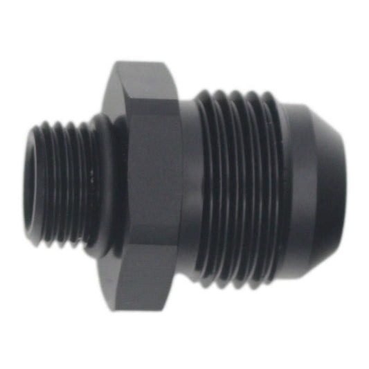 DeatschWerks - DeatschWerks 6AN ORB Male to 10AN Male Flare Adapter - Anodized Matte Black - Demon Performance