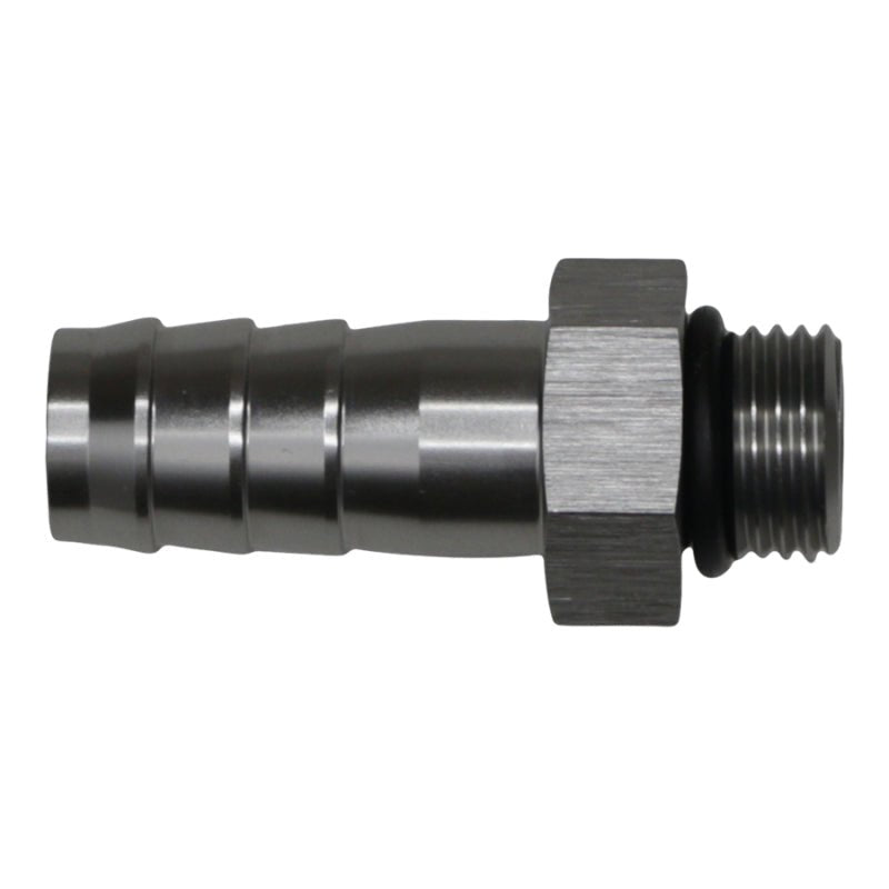 DeatschWerks - DeatschWerks 6AN ORB Male to 1/2in Male Triple Barb Fitting (Incl O-Ring) - Anodized DW Titanium - Demon Performance