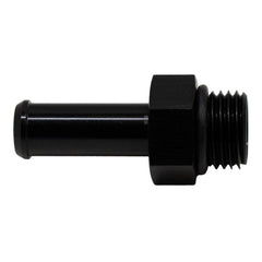 DeatschWerks - DeatschWerks 6AN ORB Male to 3/8in Male Barb Fitting (Incl O-Ring) - Anodized Matte Black - Demon Performance