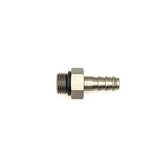 DeatschWerks - DeatschWerks 6AN ORB Male to 5/16in Male Triple Barb Fitting (Incl O-Ring) - Anodized Matte Black - Demon Performance