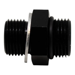 DeatschWerks - DeatschWerks 6AN ORB Male to M14 X 1.5 Metric Male (Incl O-Ring and Washer) - Anodized Matte Black - Demon Performance