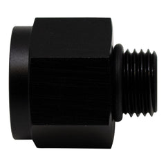DeatschWerks - DeatschWerks 6AN ORB Male to M18 X 1.5 Metric Female (Incl O-Ring) - Anodized Matte Black - Demon Performance