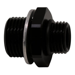 DeatschWerks - DeatschWerks 6AN ORB Male to M18 X 1.5 Metric Male (Incl O-Ring and Washer) - Anodized Matte Black - Demon Performance
