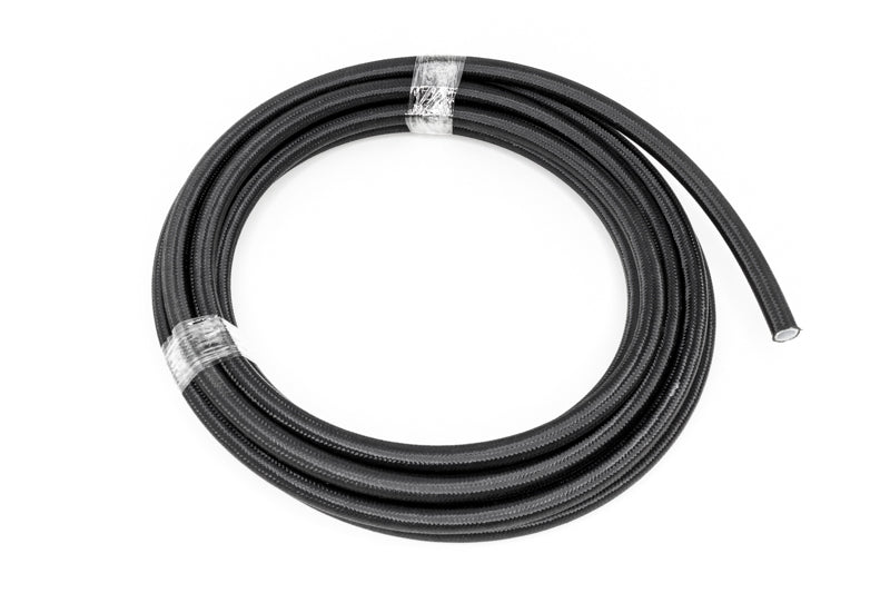 DeatschWerks - DeatschWerks 8AN Black Nylon Braided PTFE Hose 20 Feet - Demon Performance
