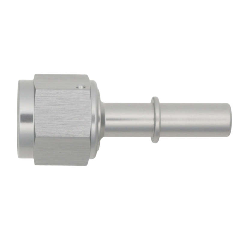 DeatschWerks - DeatschWerks 8AN Female Flare Swivel to 3/8in Male EFI Quick Disconnect - Anodized DW Titanium - Demon Performance