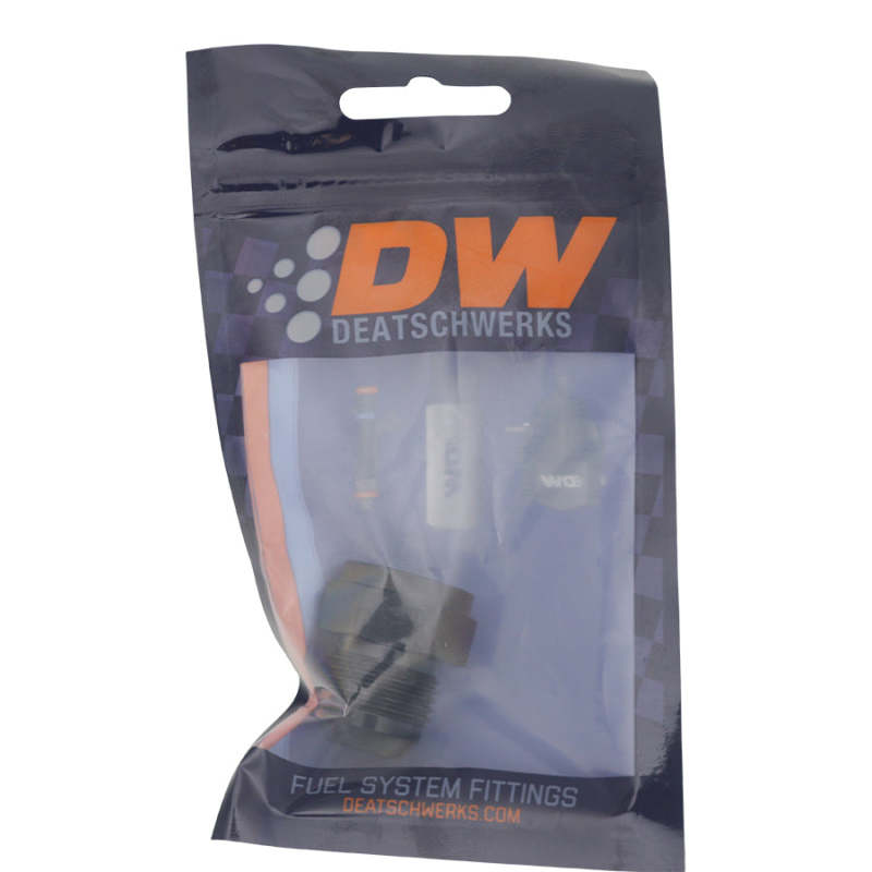 DeatschWerks - DeatschWerks 8AN Female Flare to 10AN Male Flare Expander - Anodized Matte Black - Demon Performance