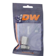 DeatschWerks - DeatschWerks 8AN Female Flare to 6AN Male Flare Reducer - Anodized DW Titanium - Demon Performance