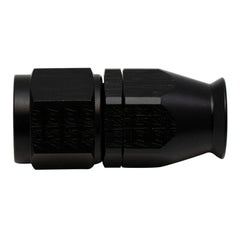 DeatschWerks - DeatschWerks 8AN Female Swivel Straight Hose End PTFE (Incl 1 Olive Insert) - Anodized Matte Black - Demon Performance