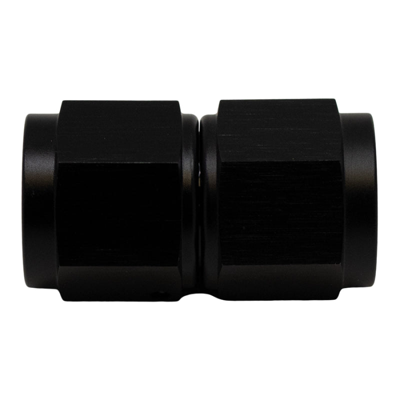 DeatschWerks - DeatschWerks 8AN Flare Female Swivel to 8AN Flare Female Swivel - Anodized Matte Black - Demon Performance