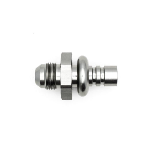 DeatschWerks - DeatschWerks 8AN Male Flare to 1/2in Ford Male EFI Quick Connect Adapter - Anodized Matte Black - Demon Performance