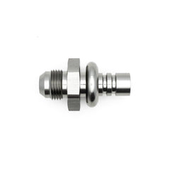 DeatschWerks - DeatschWerks 8AN Male Flare to 1/2in Ford Male EFI Quick Connect Adapter - Anodized Matte Black - Demon Performance
