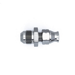 DeatschWerks - DeatschWerks 8AN Male Flare to 5/16in Hardline Compression Adapter - Anodized Matte Black - Demon Performance