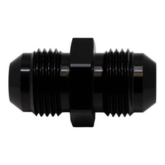 DeatschWerks - DeatschWerks 8AN Male Flare to 8AN Male Flare Coupler - Anodized Matte Black - Demon Performance