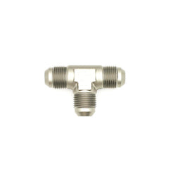 DeatschWerks - DeatschWerks 8AN Male Flare to 8AN Male Flare to 8AN Male Flare Tee Fitting - Anodized Matte Black - Demon Performance