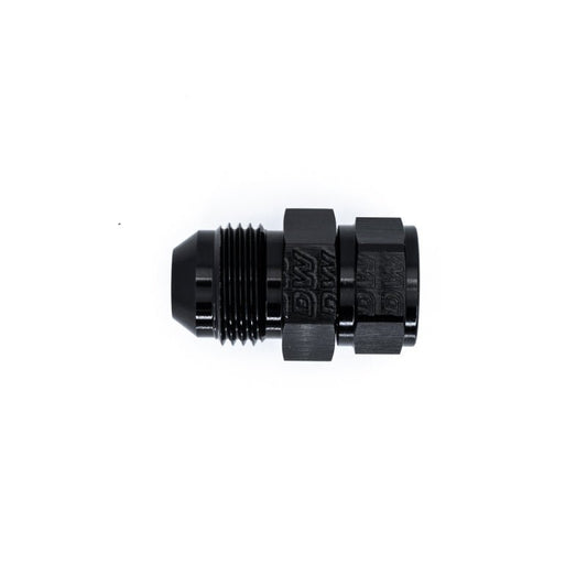 DeatschWerks - DeatschWerks 8AN Male Flare to Fuel Pump Outlet Barb Adapter - Anodized Matte Black - Demon Performance