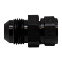 DeatschWerks - DeatschWerks 8AN Male Flare to Fuel Pump Outlet Barb Adapter - Anodized Matte Black - Demon Performance