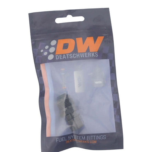 DeatschWerks - DeatschWerks 8AN Male Flare to Toyota Module Quick Connect - Anodized Matte Black - Demon Performance