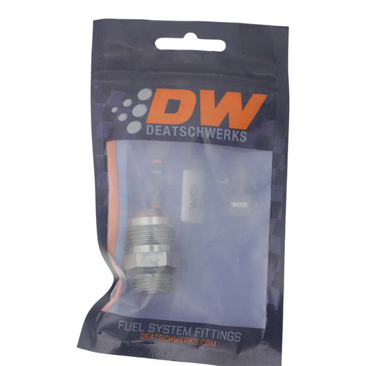 DeatschWerks - DeatschWerks 8AN ORB Male to 10AN Male Flare Adapter - Anodized DW Titanium - Demon Performance
