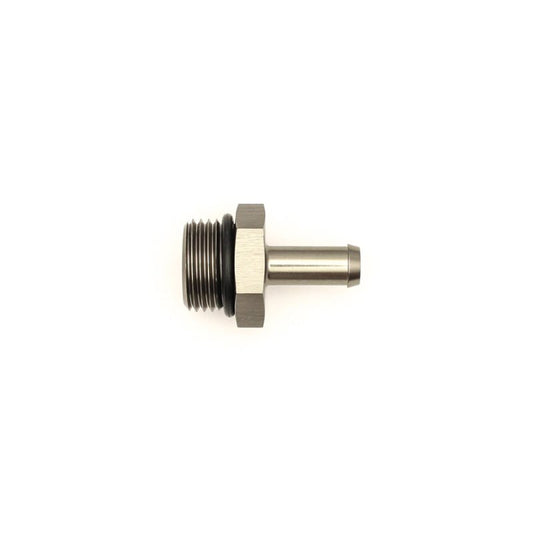 DeatschWerks - DeatschWerks 8AN ORB Male to 5/16in Male Barb Fitting (Incl O-Ring) - Anodized Matte Black - Demon Performance