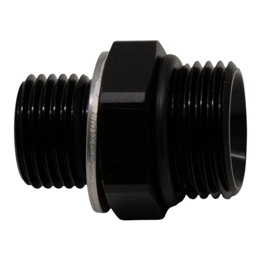 DeatschWerks - DeatschWerks 8AN ORB Male to M16 X 1.5 Metric Male (Incl O-Ring and Washer) - Anodized Matte Black - Demon Performance