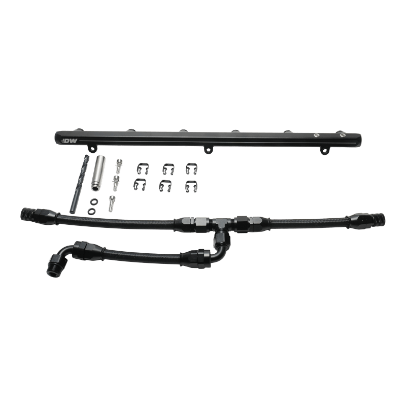DeatschWerks - DeatschWerks Fuel Rail for BMW M2/M3/M4/X3M S58 Factory Manifold Port Injection with Plumbing Kit - Demon Performance