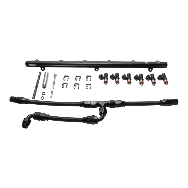 DeatschWerks - DeatschWerks Fuel Rail for BMW M2/M3/M4/X3M S58 Factory Manifold w/ Plumbing and 1000cc Injectors - Demon Performance