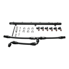 DeatschWerks - DeatschWerks Fuel Rail for BMW M2/M3/M4/X3M S58 Factory Manifold w/ Plumbing and 1000cc Injectors - Demon Performance