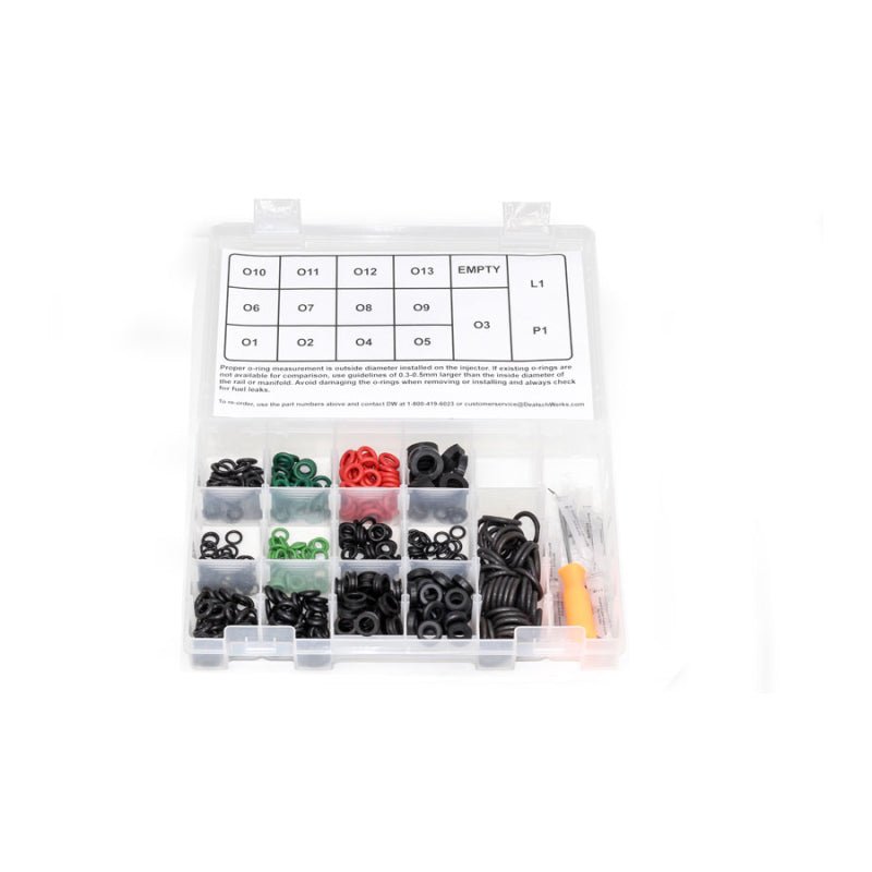 DeatschWerks - Deatschwerks Master Shop Injector O-Ring Kit (500 Pieces) - Demon Performance