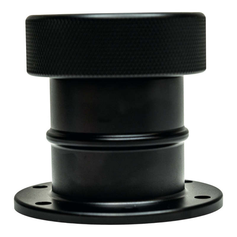 DeatschWerks - DeatschWerks Straight Filler Neck w/Cap - Matte Black - Demon Performance